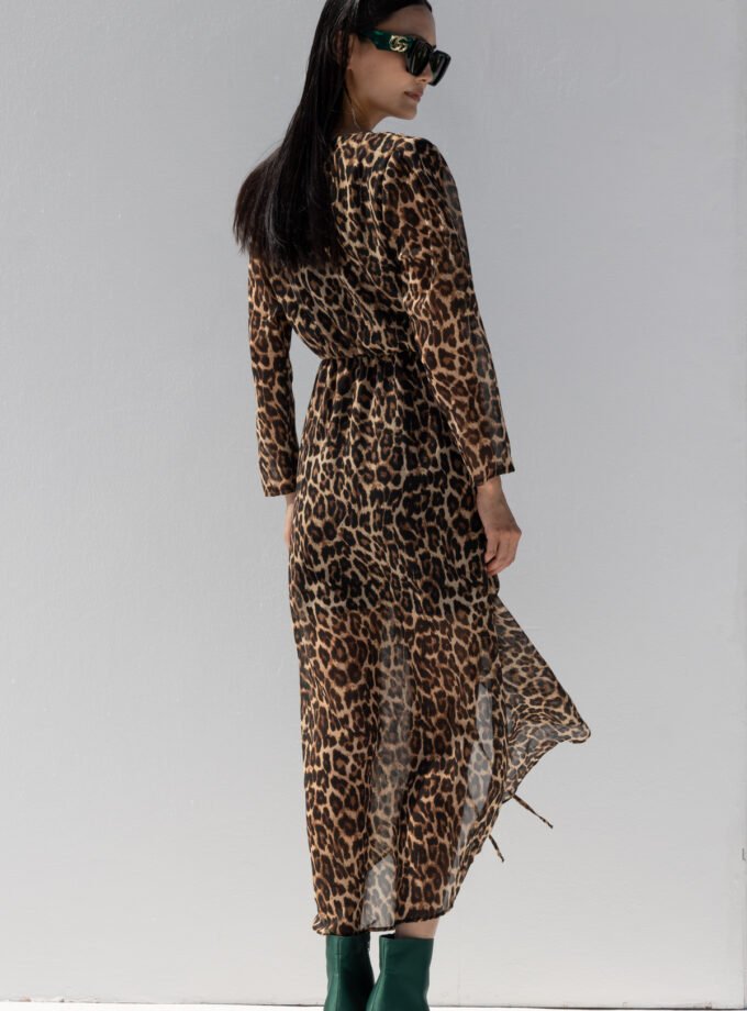Erato Leopard Dress