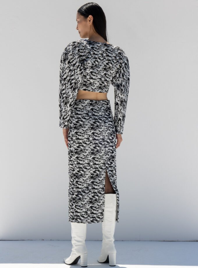 Ynez Black&White Skirt