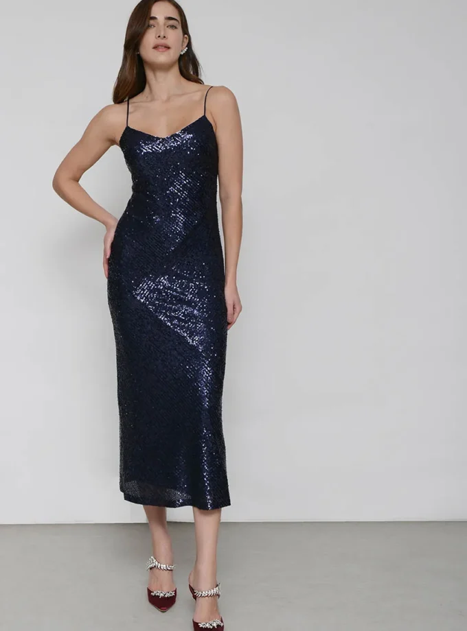 Bonnie Blue Sequin Dress