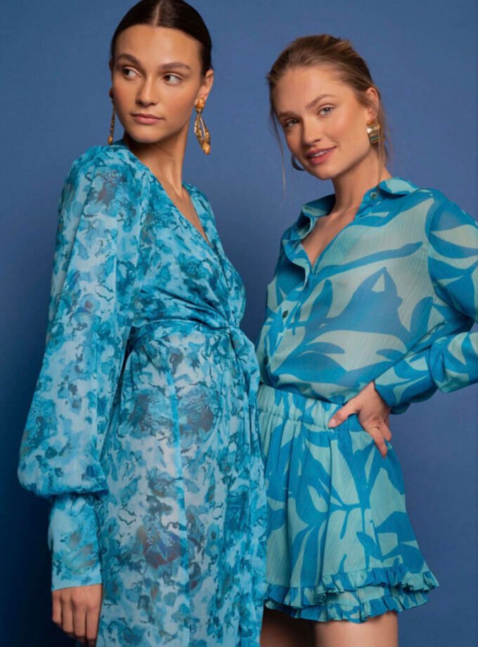 Long Island Wrap Kimono Dress