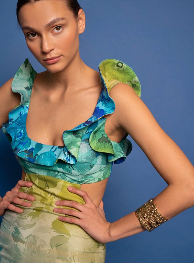 Gimlet Crep Mini Dress