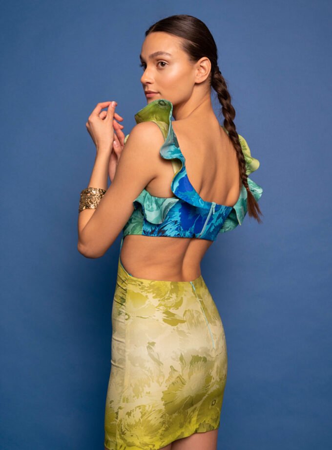 Gimlet Crep Mini Dress