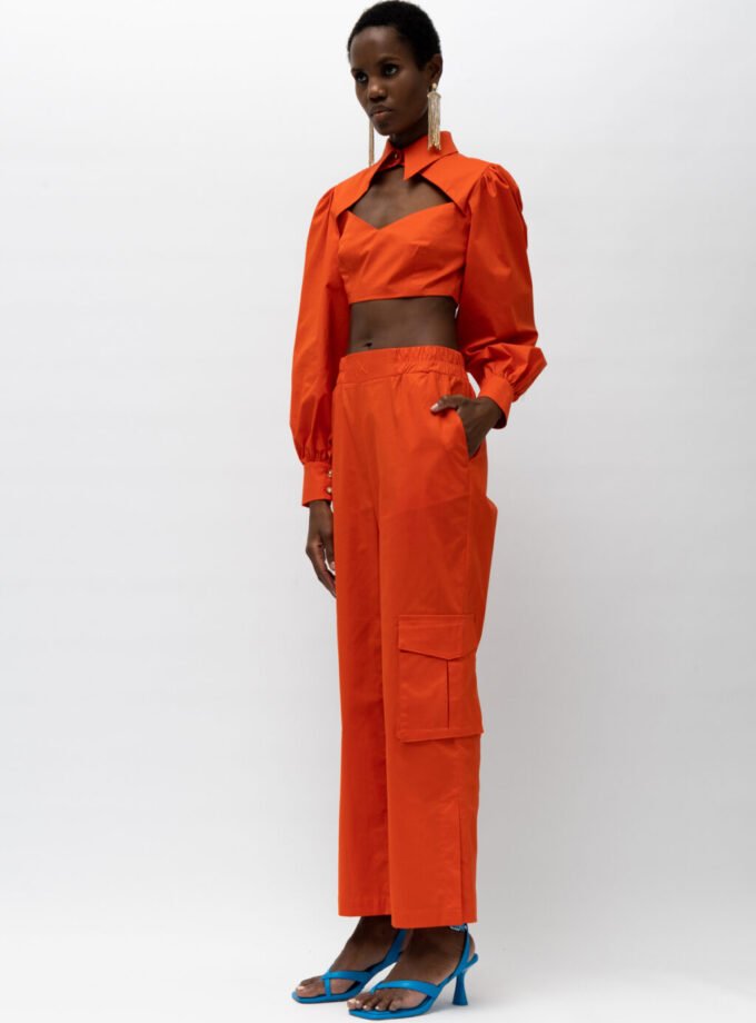 Emerald Orange Pants