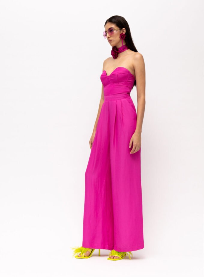 Syros Fuchsia Jumpsuit