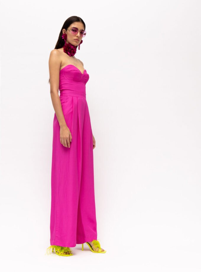 Syros Fuchsia Jumpsuit