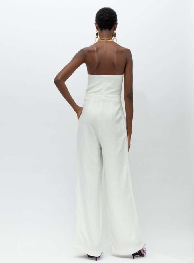 Syros White Jumpsuit