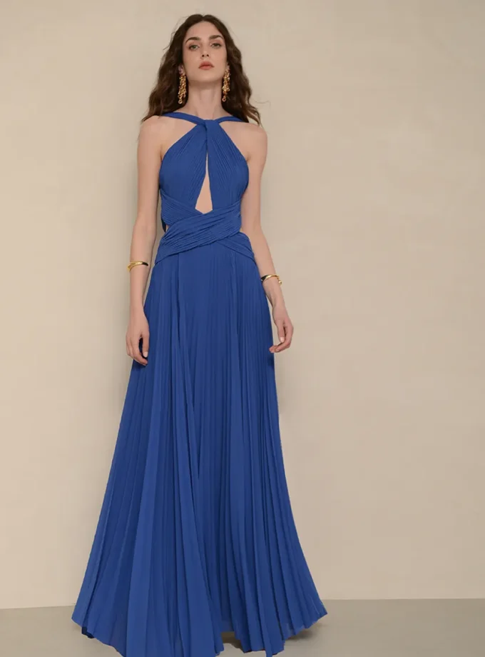 Alkyoni Royal Blue Dress