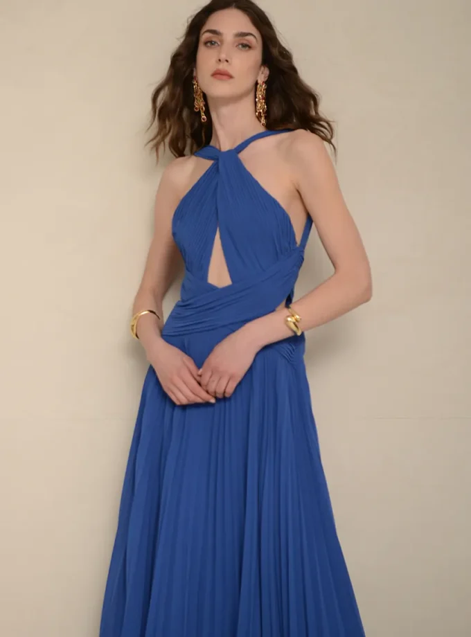 Alkyoni Royal Blue Dress