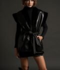 Lacquer Vest -Eco Leather & Fur - Image 3