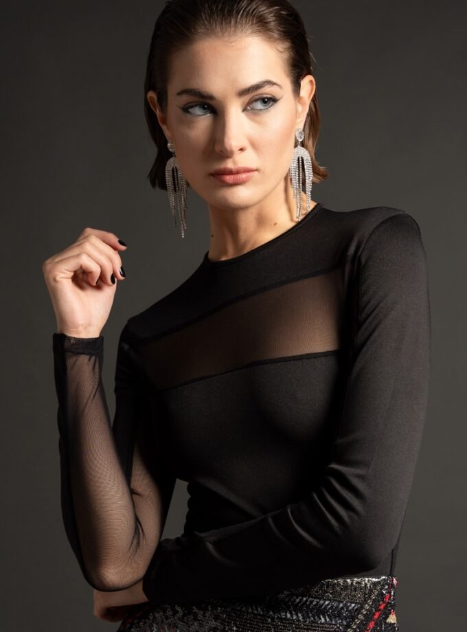 Mercurial Black Bodysuit