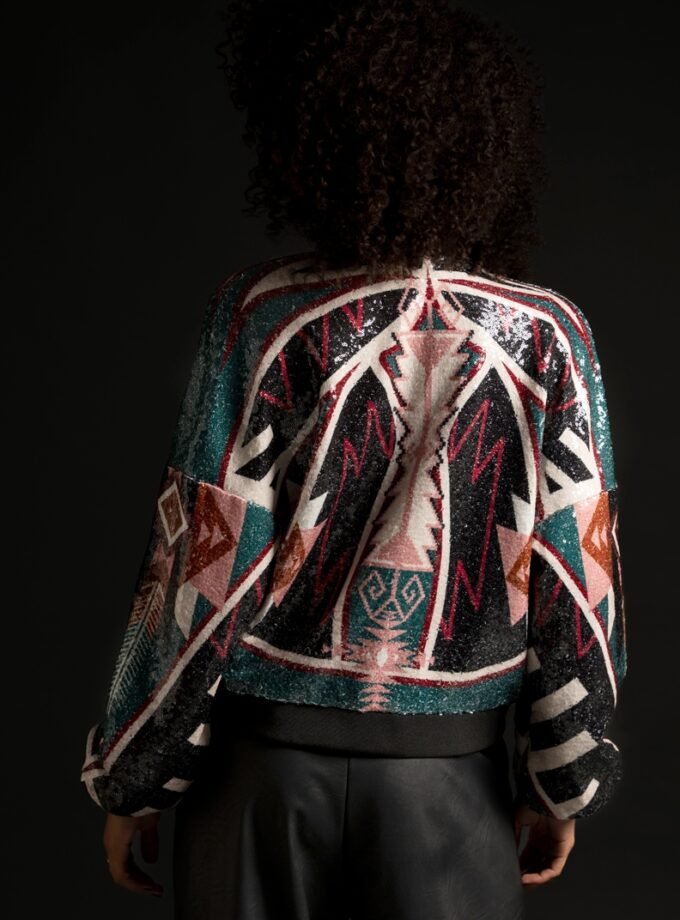 Celestial Bomber-Sequin