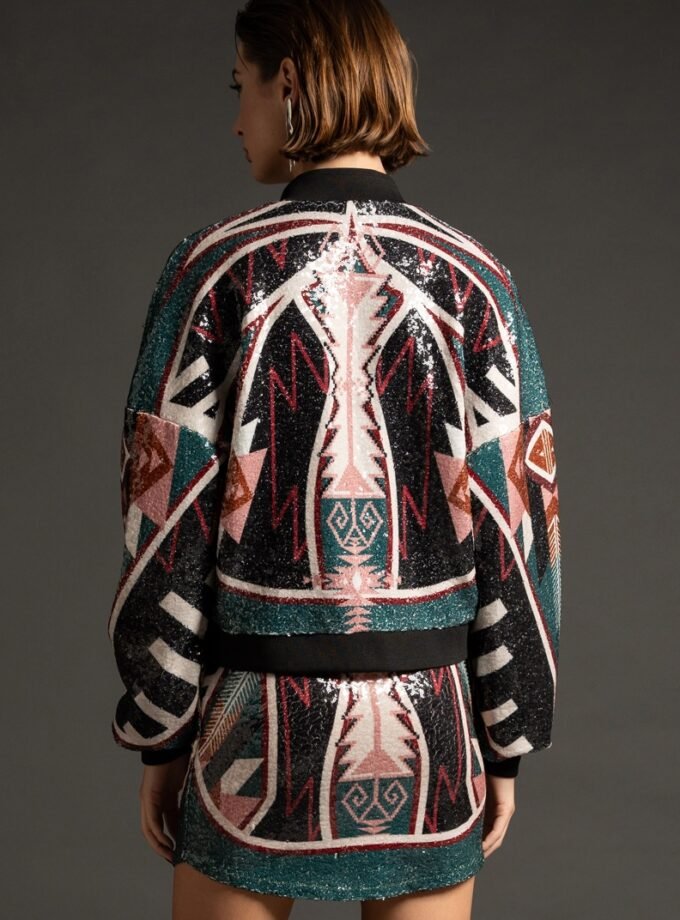 Celestial short skirt-Sequin