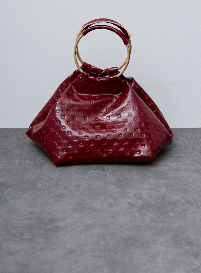 Retro Bracelet Vinyl Burgundy