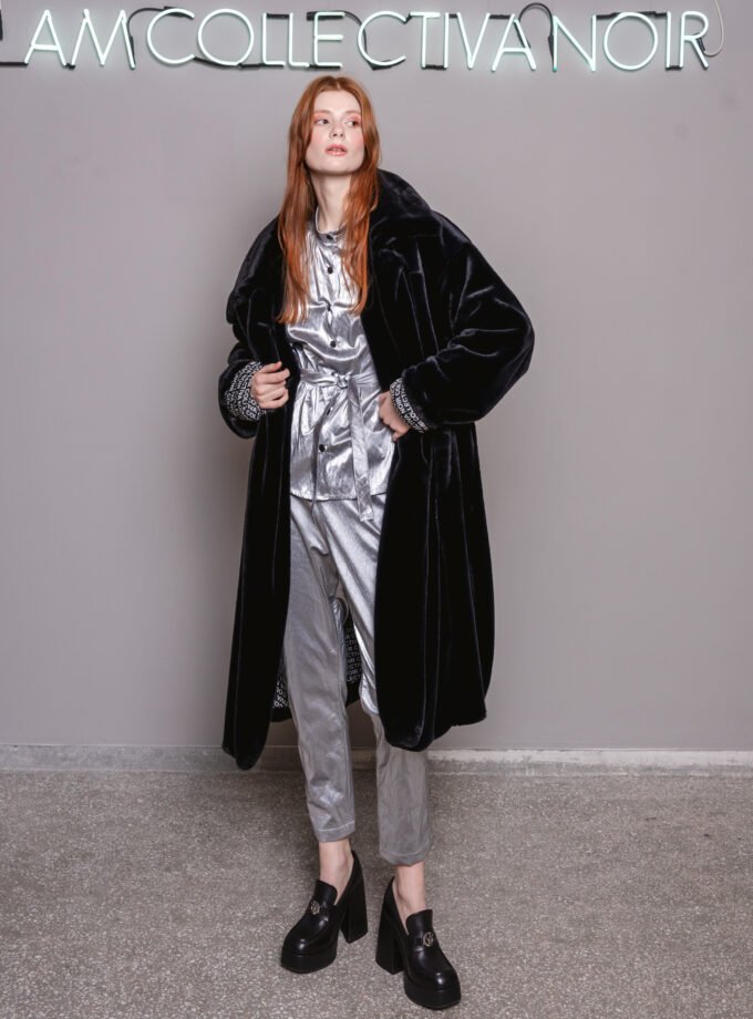 Malin Faux Fur Black