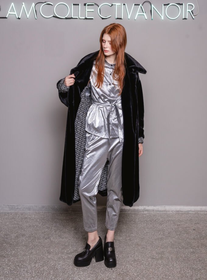 Malin Faux Fur Black