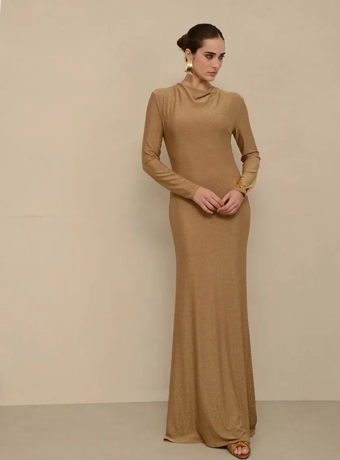 Agatha Gold Dress