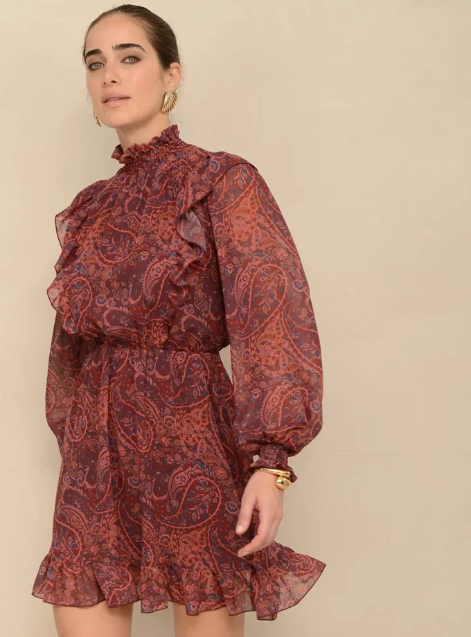 Kris Rasberry Print Dress