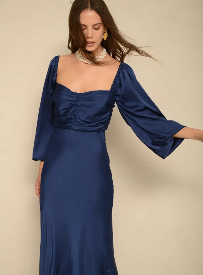 Lorena Dark Blue Dress