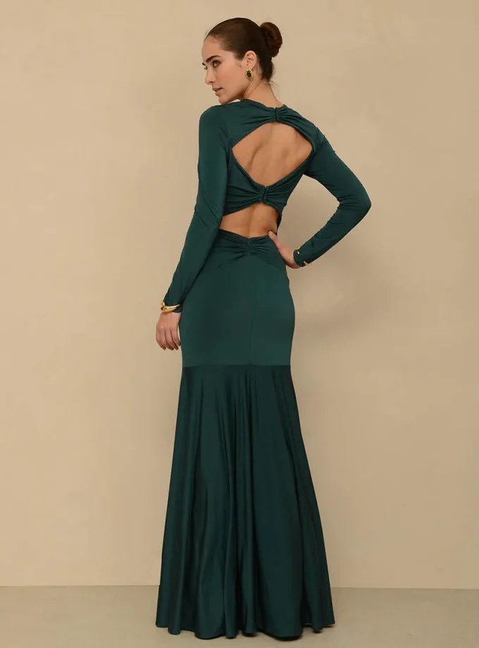 Arianna Dark Green Dress