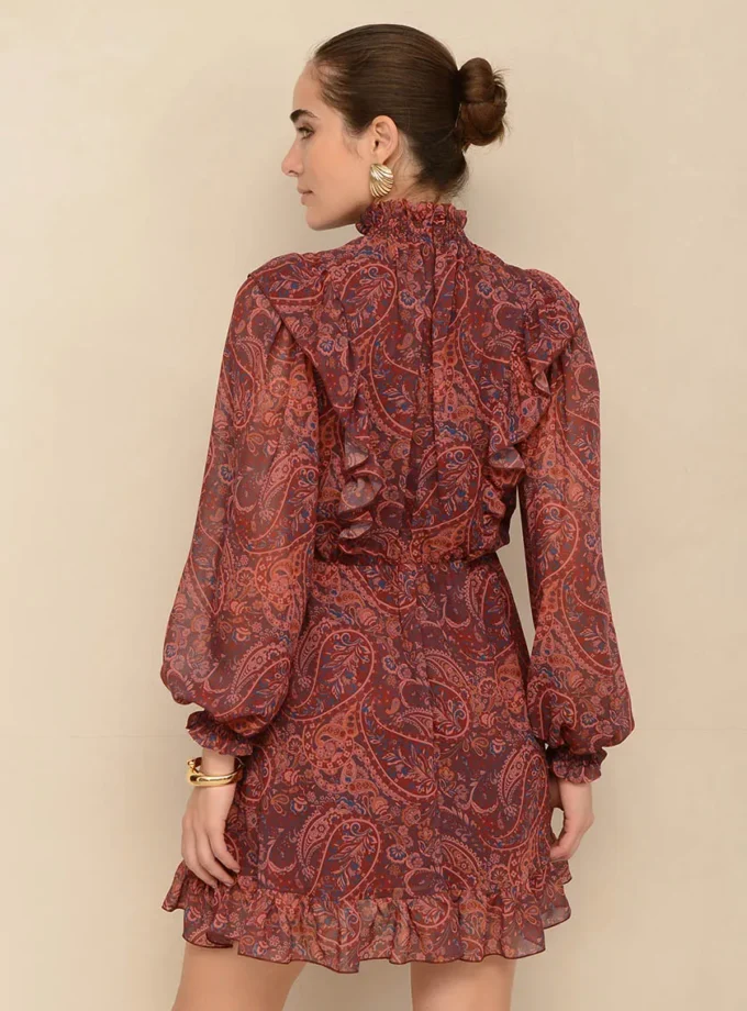 Kris Rasberry Print Dress