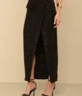 nash tweed black skirt