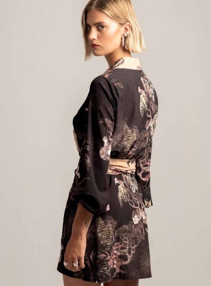 Relic Wrap Mini Dress