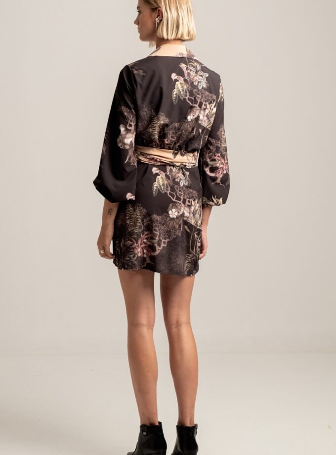 Relic Wrap Mini Dress