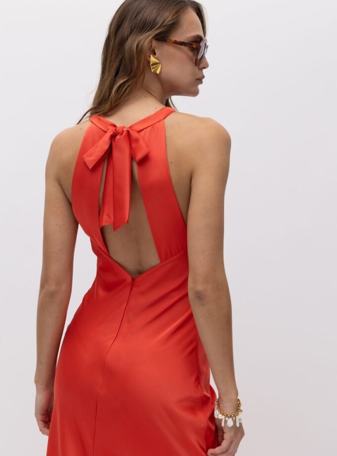 Zoila Orange Dress