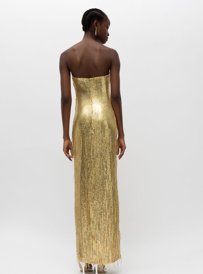 Noelia Gold Sequin Dress