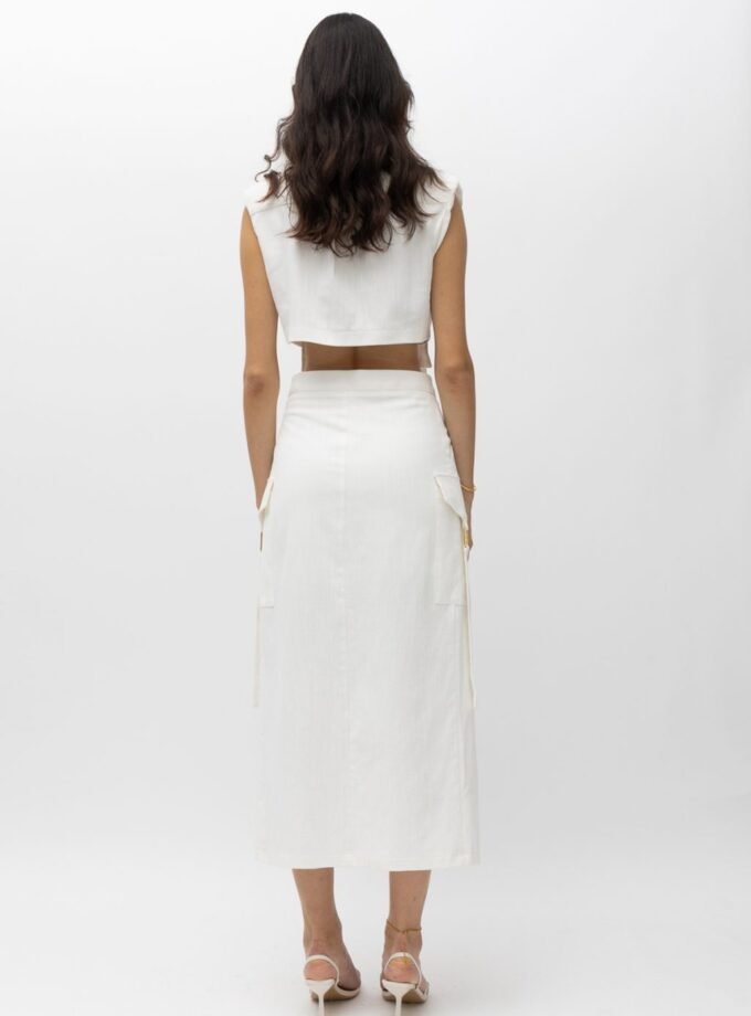 Chio White Skirt