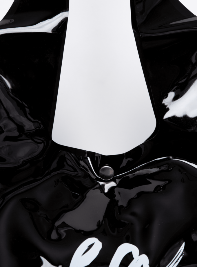 Shopper Bag With Logo Black