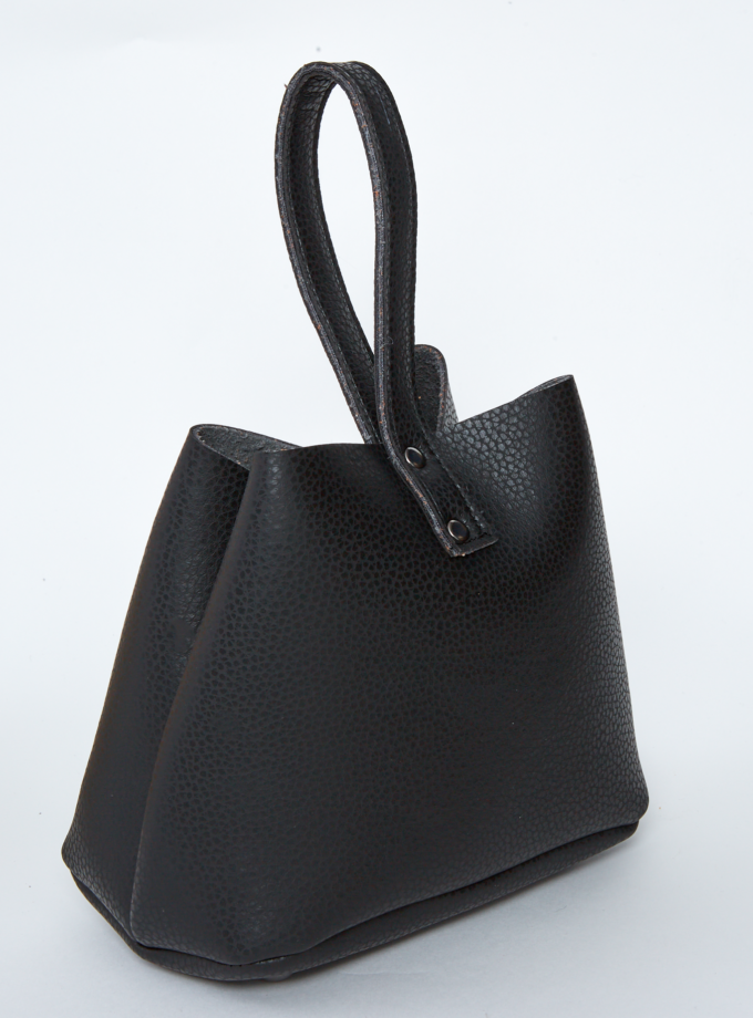 Belt Up Tiny Bag Black