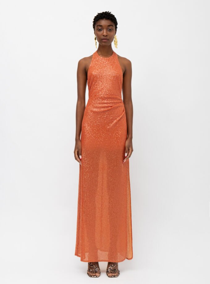 Naisha Orange Dress
