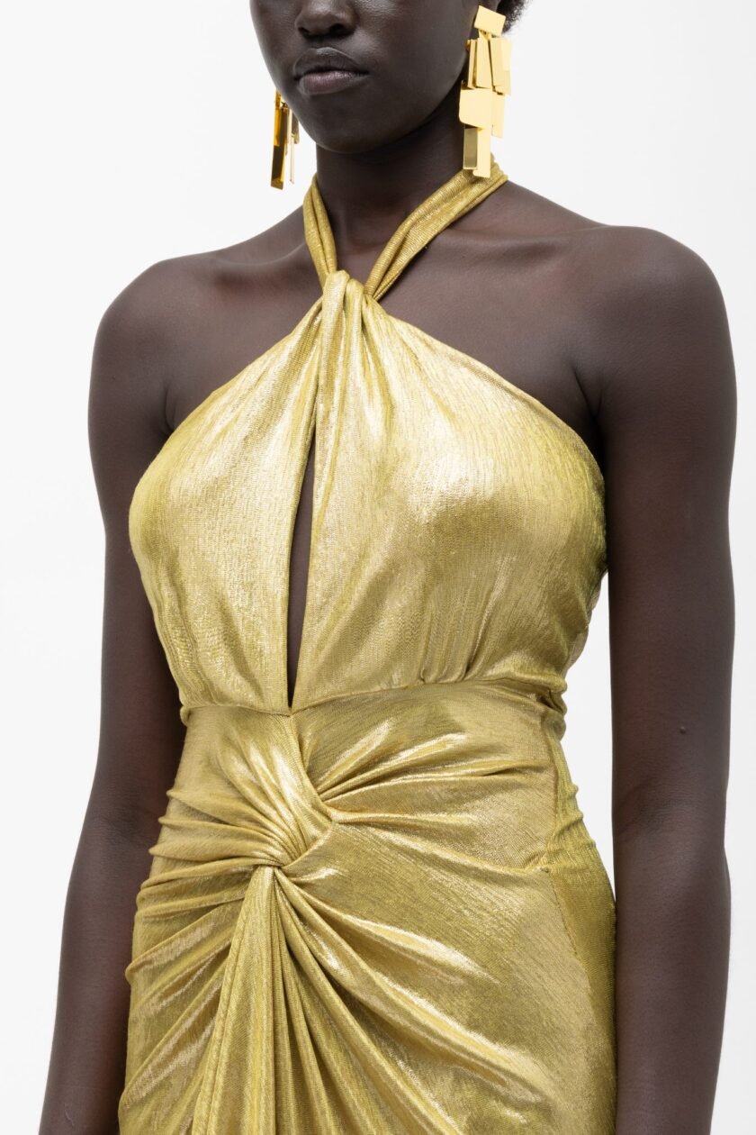 Canela Olive Dress - Image 2