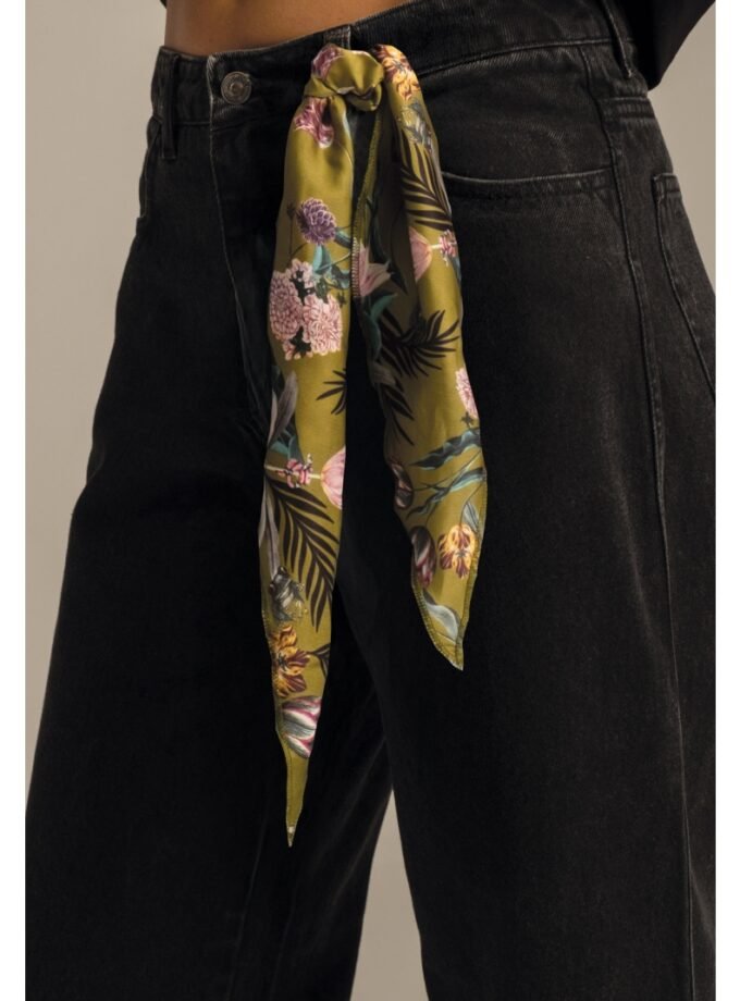 Karmic Denim Pants Black - Cotton