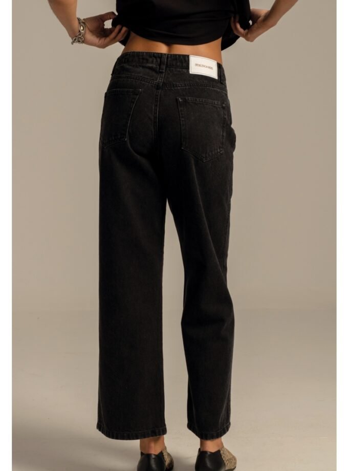 Karmic Denim Pants Black - Cotton