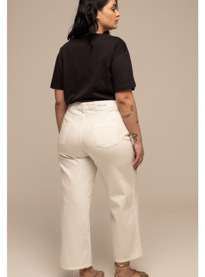 Karmic Denim Pants White - Cotton