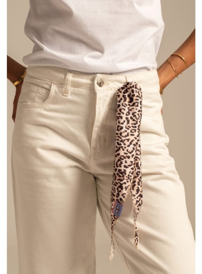 Karmic Denim Pants White - Cotton