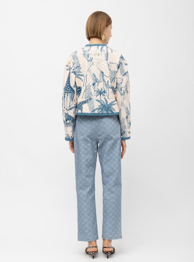 Malika Jacket Safari Print