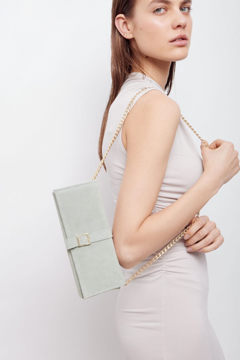 Feminine Clutch Small Mint