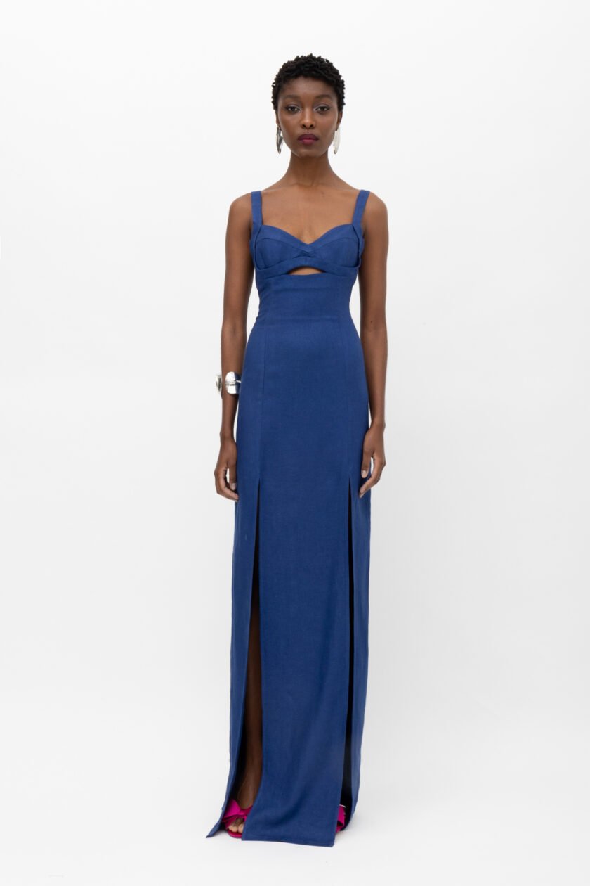 Kora Blue Dress - Image 2
