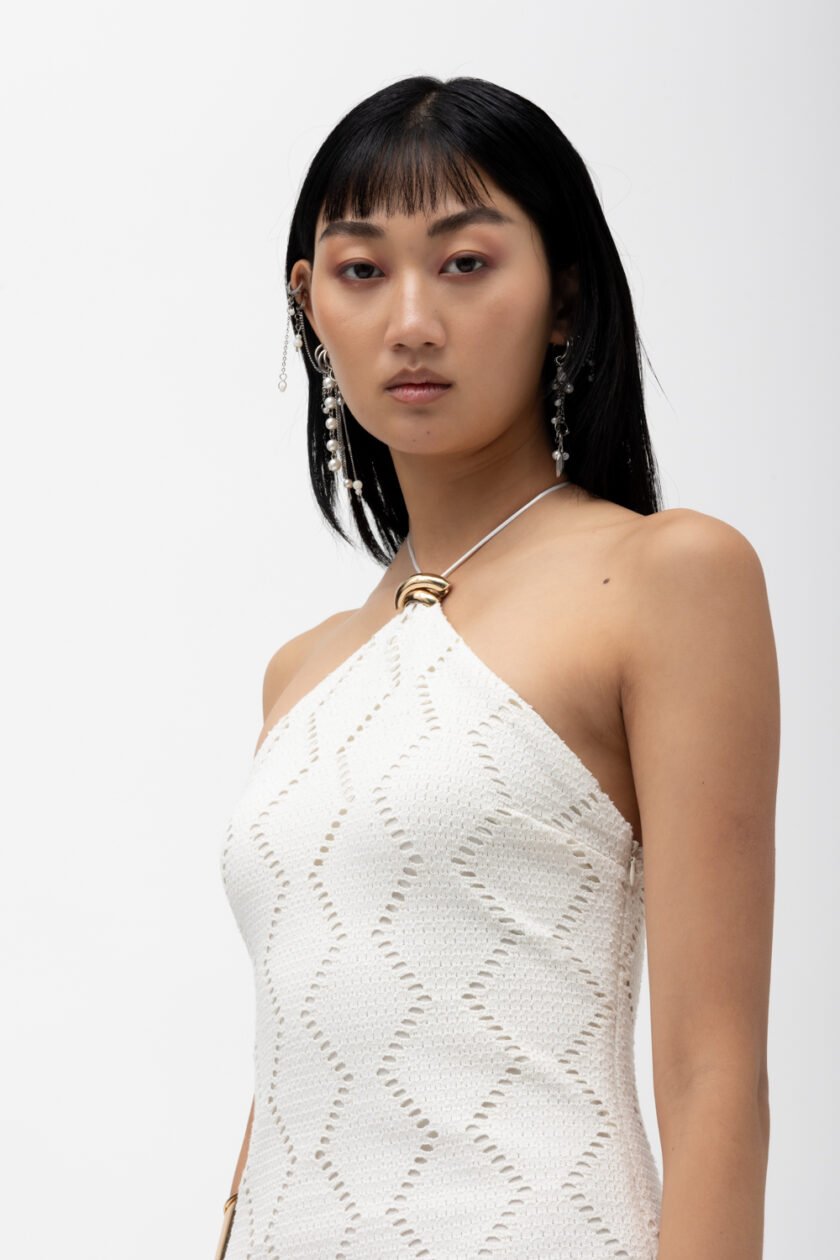 Azure White Dress - Image 3