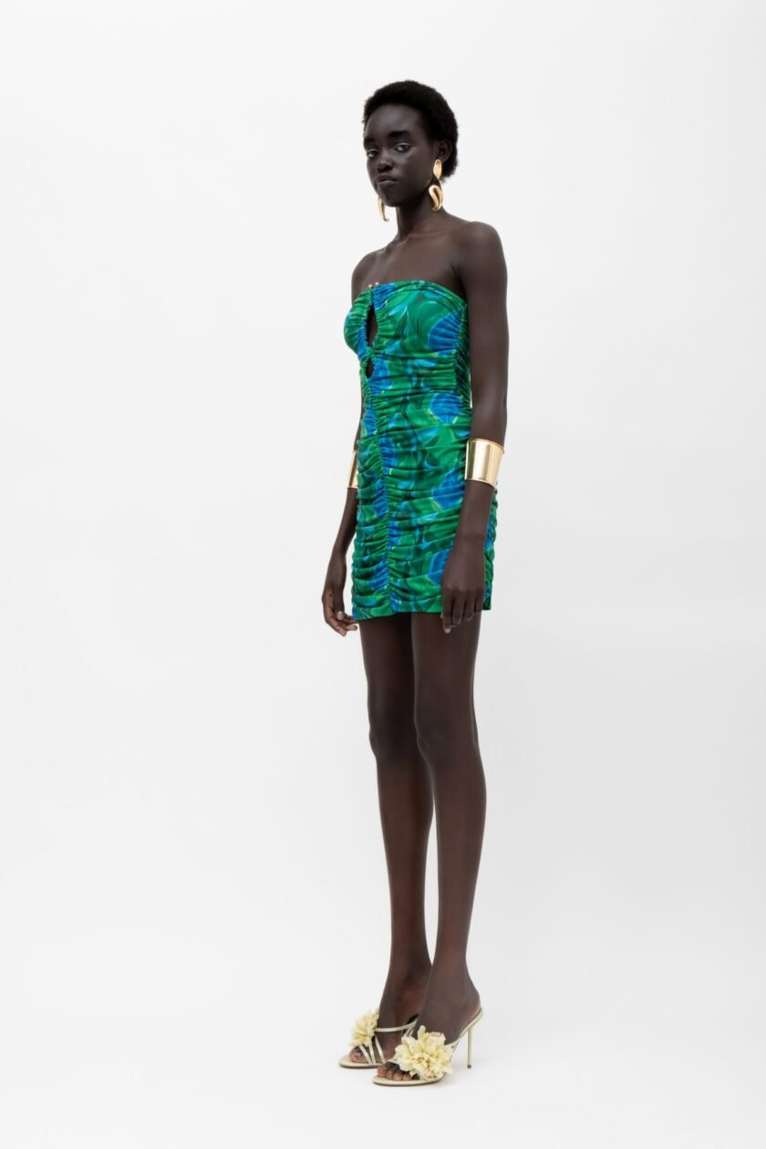 Maisha Green Dress - Image 4