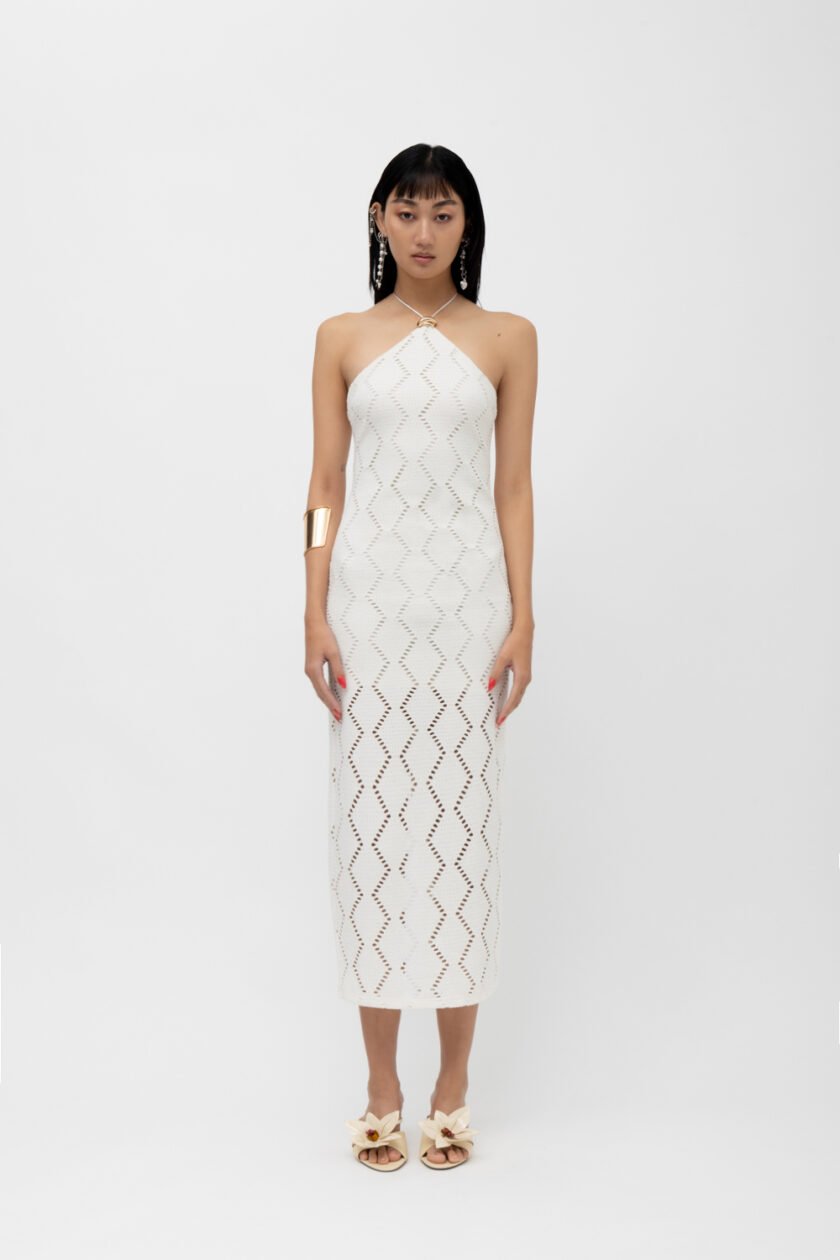 Azure White Dress - Image 2