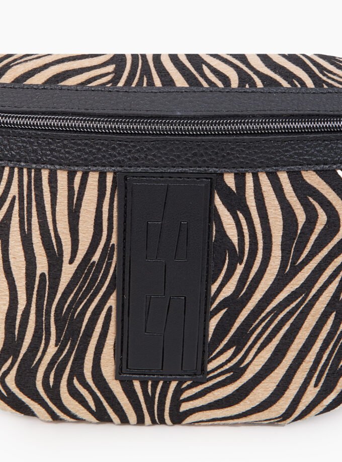 In The Name Body Bag Zebra Brown