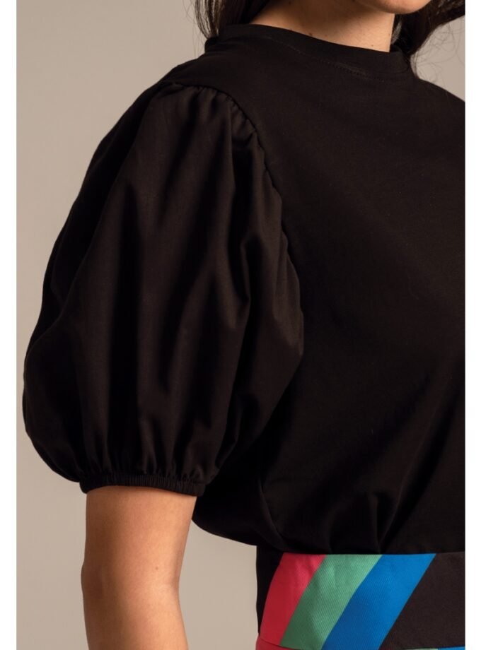 Freesia Top Black - Cotton