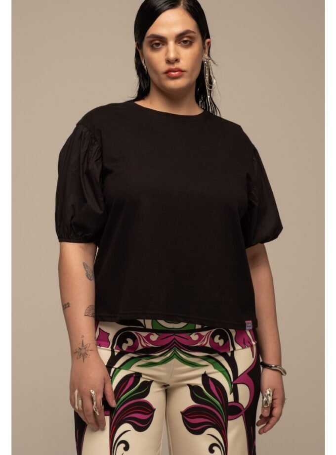 Freesia Top Black - Cotton