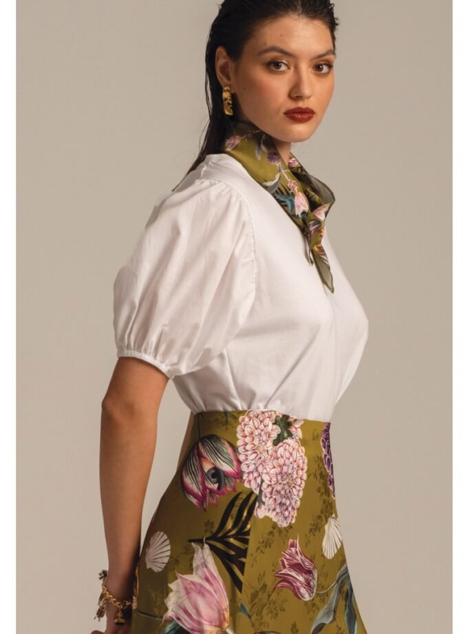 Freesia Top White- Cotton