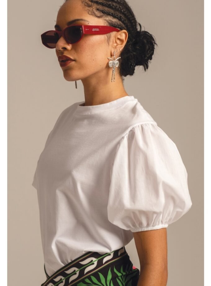 Freesia Top White- Cotton