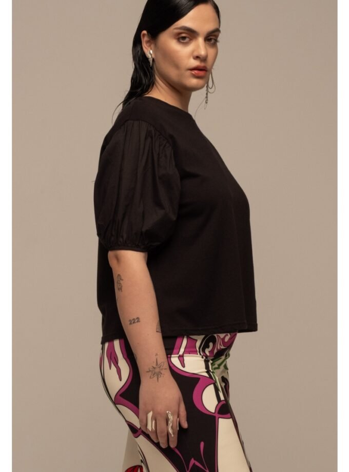 Freesia Top Black - Cotton